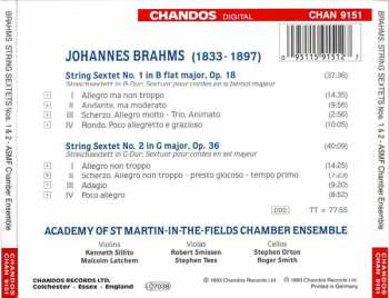 CD Johannes Brahms: String Sextets