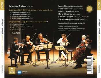 CD Johannes Brahms: String Sextets Nos. 1 & 2