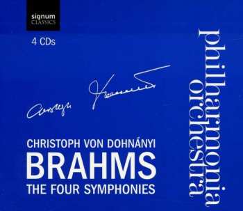 4CD Johannes Brahms: Symphonien Nr.1-4