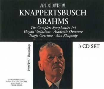 3CD Johannes Brahms: Symphonien Nr.1-4
