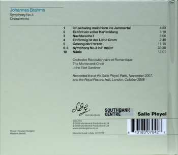 CD Johannes Brahms: Symphony 3