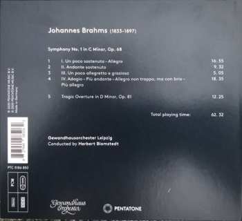 CD Johannes Brahms: Symphony No. 1 & Tragic Overture