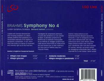 CD The London Symphony Orchestra: Symphony No 4