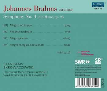 CD Johannes Brahms: Symphony No. 4 In E Minor, Op. 98