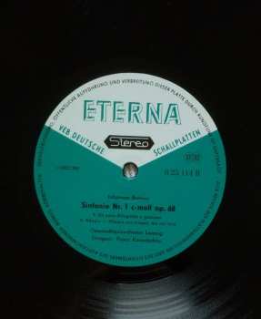 LP Johannes Brahms: Sinfonie Nr. 1