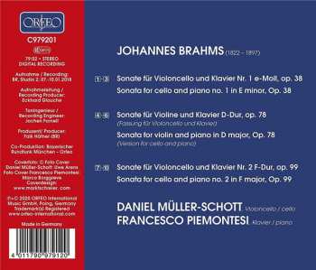 CD Johannes Brahms: The Cello Sonatas
