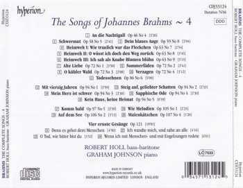 CD Johannes Brahms: The Songs Of Brahms ~ 4