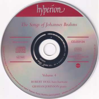 CD Johannes Brahms: The Songs Of Brahms ~ 4