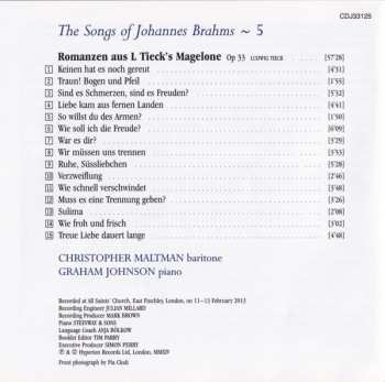 CD Johannes Brahms: The Songs Of Brahms ~ 5