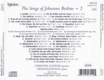 CD Johannes Brahms: The Songs Of Johannes Brahms ~ 2