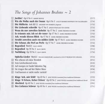 CD Johannes Brahms: The Songs Of Johannes Brahms ~ 2