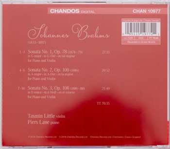 CD Johannes Brahms: The Three Violin Sonatas