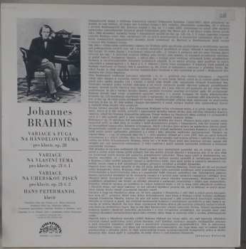 LP Johannes Brahms: Variace Pro Klavír