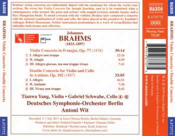 CD Johannes Brahms: Violin Concerto, Op. 77 / Double Concerto, Op. 122