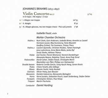 CD Johannes Brahms: Violin Concerto, String Sextet No. 2