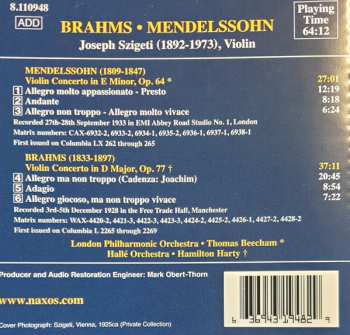 CD Sir Thomas Beecham: Violin Concertos