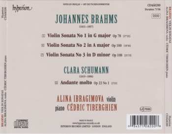 CD Johannes Brahms: Violin Sonatas
