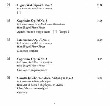 CD Johannes Brahms: Works For Solo Piano Volume Six