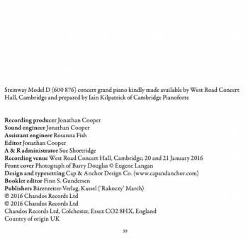 CD Johannes Brahms: Works For Solo Piano Volume Six