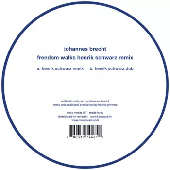 Johannes Brecht: Freedom Walks Henrik Schwarz Remix