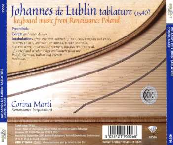 CD Corina Marti: Tablature (Keyboard Music From Renaissance Poland)