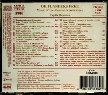 CD Johannes Ockeghem: Oh Flanders Free Music Of The Flemish Renaissance