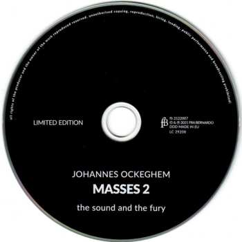 CD Johannes Ockeghem: Ockeghem Masses 2 LTD