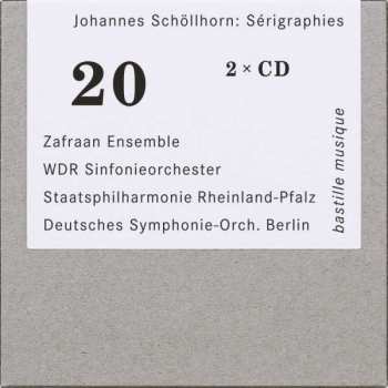 CD Johannes Schöllhorn: Instrumentalwerke - "serigraphies"