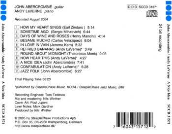 CD John Abercrombie: A Nice Idea