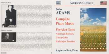 CD John Adams: Complete Piano Music