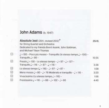 SACD John Adams: Naive And Sentimental Music / Absolute Jest