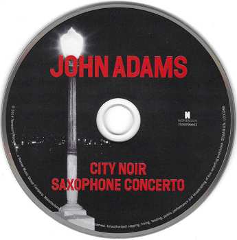 CD John Adams: City Noir / Saxophone Concerto