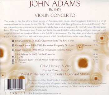 CD The Royal Philharmonic Orchestra: Violin Concerto - Red Violin 'Chaconne'