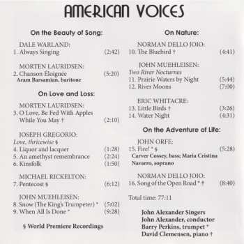 CD John Alexander: American Voices