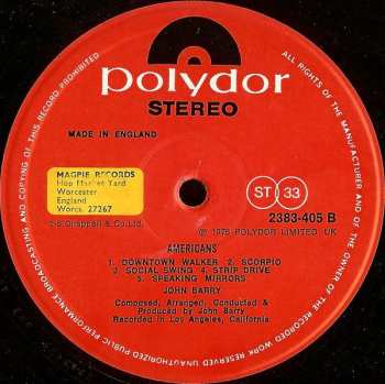 LP John Barry: Americans