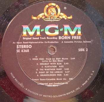 LP John Barry: Born Free (Original Sound Track Recording)