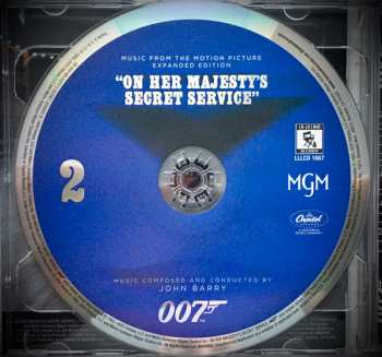 2CD John Barry: On Her Majesty's Secret Service (Music From The Motion Picture - Expanded Edition) LTD