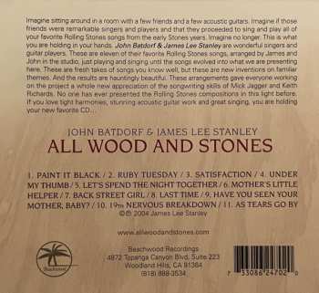 CD James Lee Stanley: All Wood And Stones