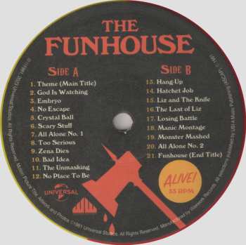 2LP John Beal: The Funhouse (Original Motion Picture Soundtrack Music) CLR | LTD