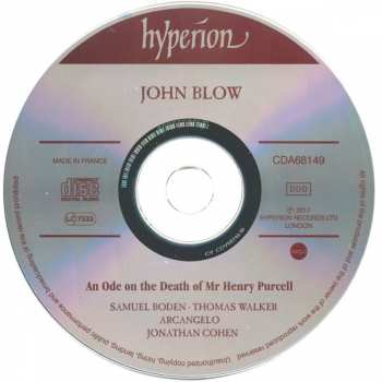 CD Arcangelo: An Ode On The Death Of Mr Henry Purcell