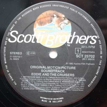 LP John Cafferty And The Beaver Brown Band: Eddie And The Cruisers (Original Motion Picture Soundtrack)