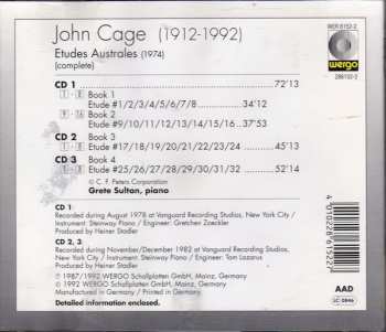 3CD John Cage: Etudes Australes