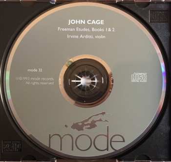 CD John Cage: Freeman Etudes, Books One and Two