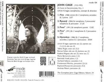 CD John Cage: The Works For Saxophone 1