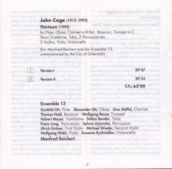 CD John Cage: Thirteen