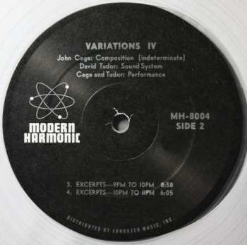 LP John Cage: Variations IV CLR