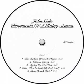 2LP John Cale: Fragments Of A Rainy Season