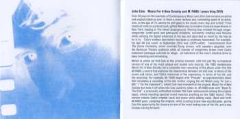2CD John Cale: Music For A New Society / M:FANS