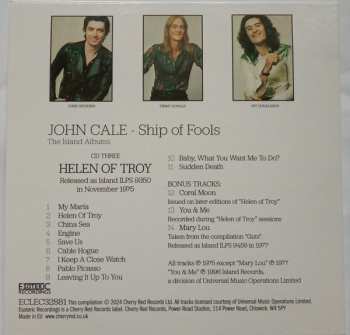 3CD/Doos John Cale: Ship Of Fools (The Island Albums)