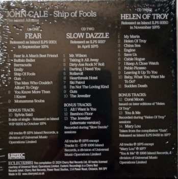 3CD/Doos John Cale: Ship Of Fools (The Island Albums)